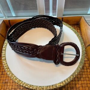 Lovely Genuine Leather Braided Belt